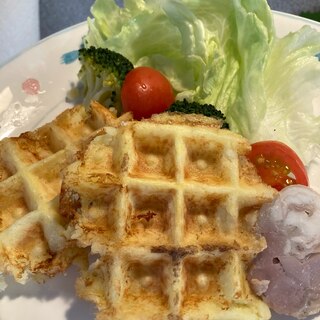 冷凍ベルギーミニポテトで《ポテトワッフル》